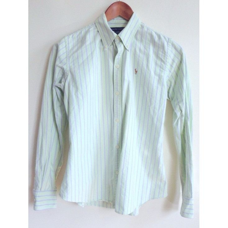 Ralph Lauren Vintage Ralph Lauren Blue Label Slim Fit Oxford Shirt Stripe Size M / US 6-8 / IT 42-44 - 2 Thumbnail