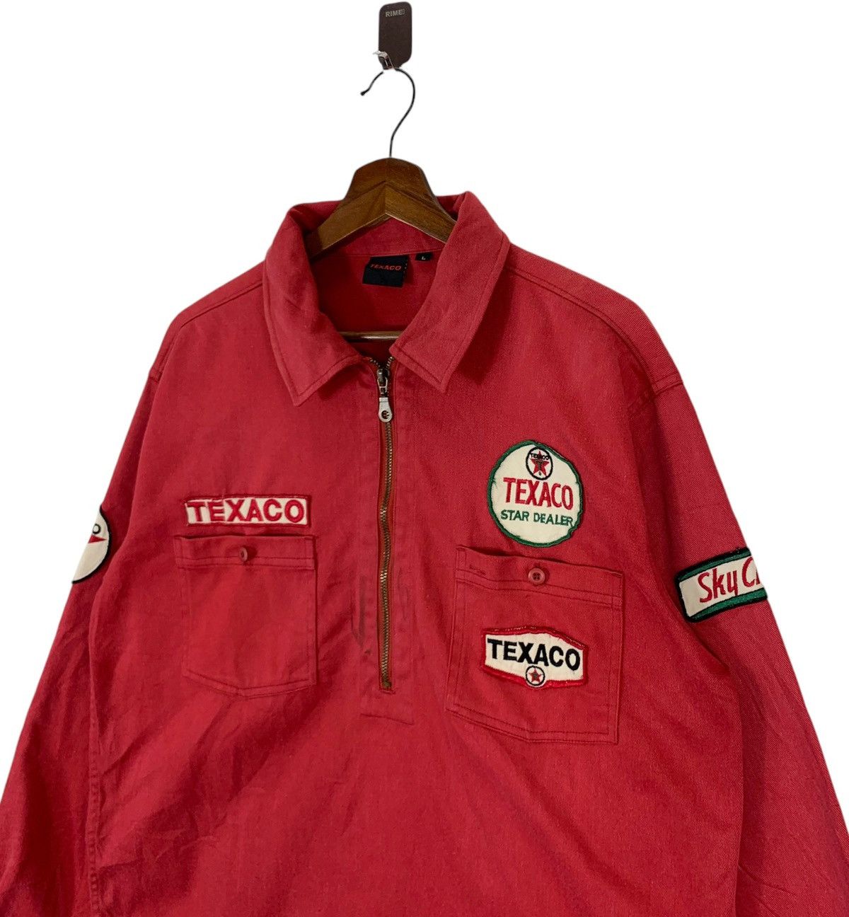 Vintage VINTAGE TEXACO BRAND OIL STAFF WORKER JACKET Size US L / EU 52-54 / 3 - 3 Thumbnail