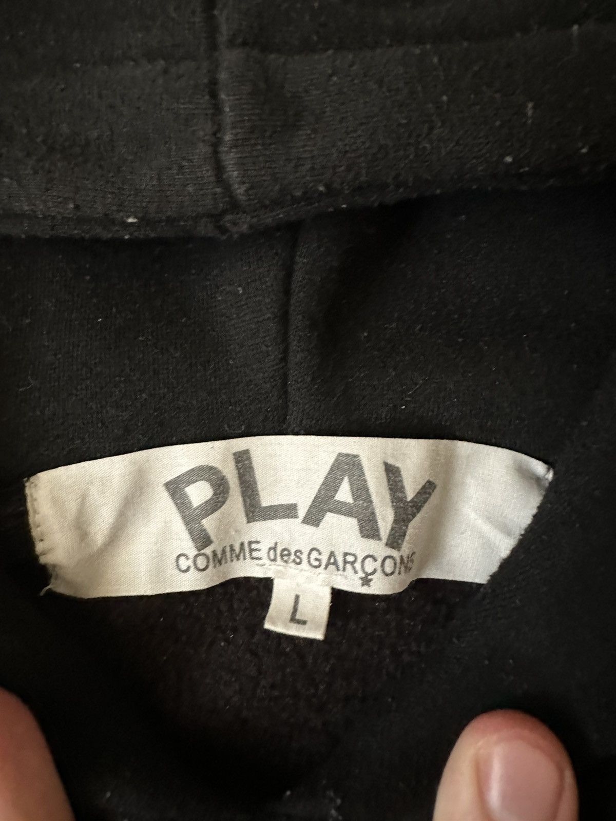 Comme des Garcons Comme des Garcons Black Small Heart Hoodie Japan hype size L Size US L / EU 52-54 / 3 - 5 Thumbnail