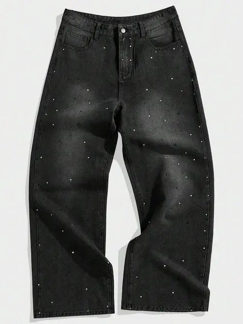 Jean Gems Y2k Denim Jeans Loose Fit Size US 34 / EU 50 - 1 Thumbnail