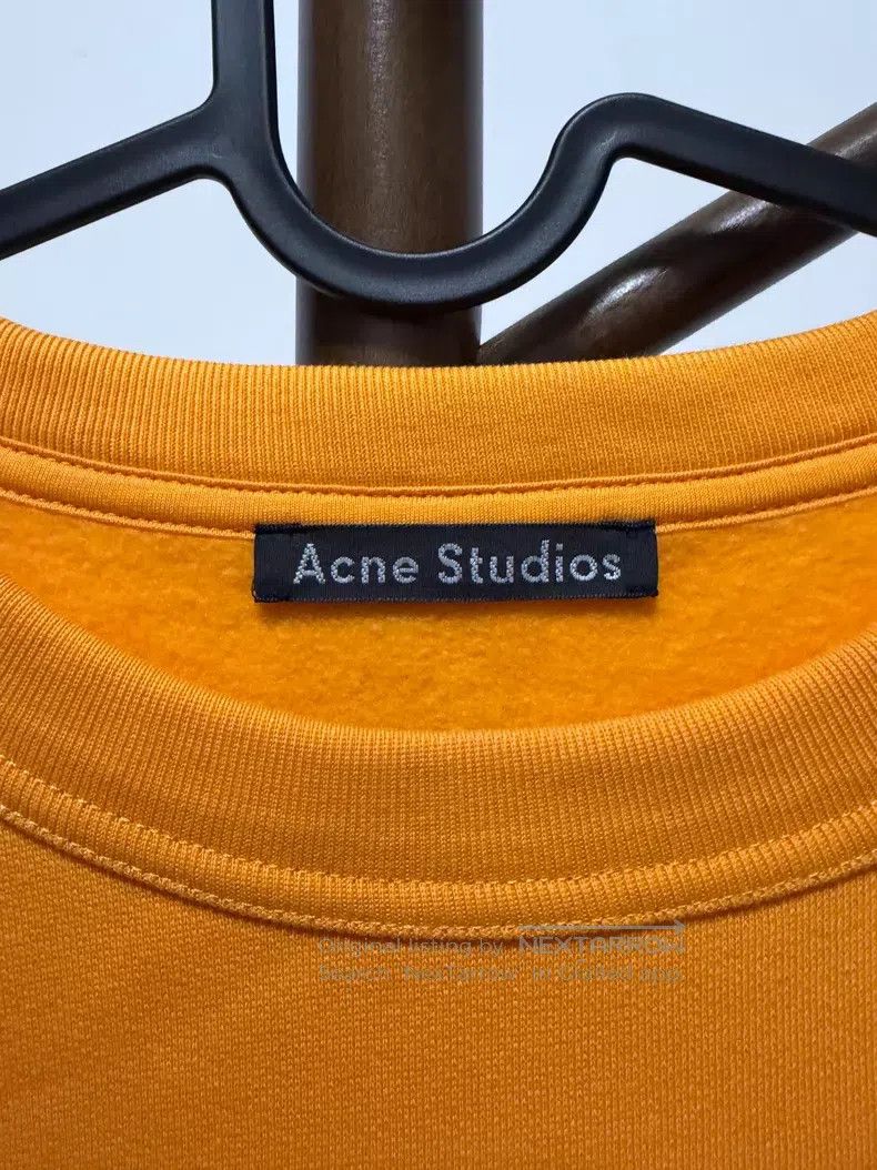 Acne Studios Acne Studios Solid color logo badge round neck drop should Size XS / US 0-2 / IT 36-38 - 3 Thumbnail