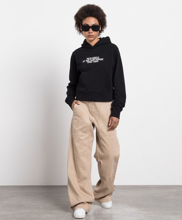 Palm Angels o1y1125 Hoodie in Black Size S / US 4 / IT 40 - 5 Thumbnail