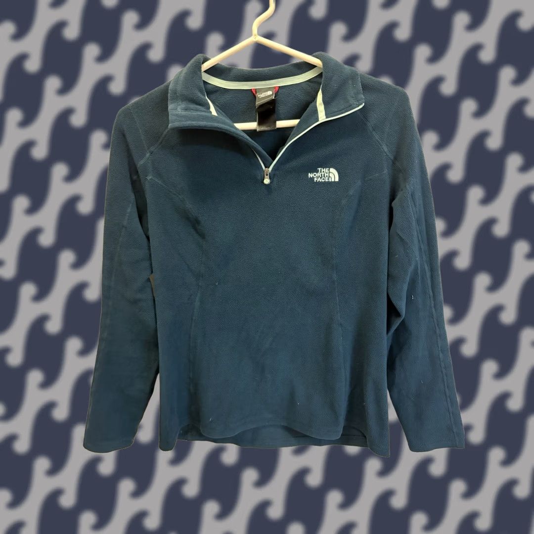 The North Face The North Face Jacket Women’s S Small Fleece Navy Blue Quarter Zip Outdoors Casual Travel Workwear Size S / US 4 / IT 40 - 1 Thumbnail