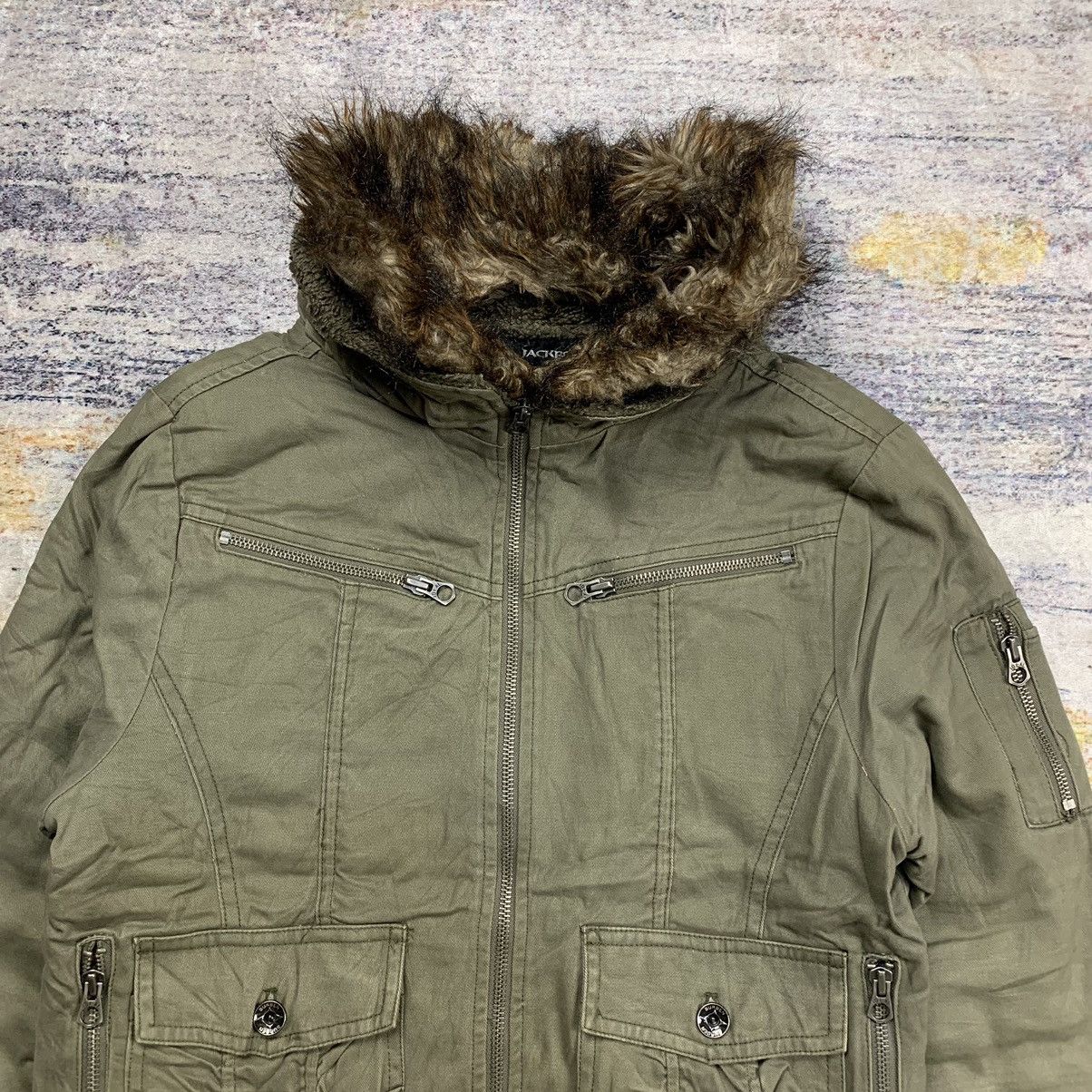 JACKROSE Jackrose by burden detachable fur jacket Detachacble fur Size US S / EU 44-46 / 1 - 3 Thumbnail