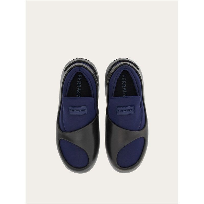 Salvatore Ferragamo o1s1rm0924 Lunar Low-Top Sneakers in Blue/Black Size US 10 / EU 43 - 3 Thumbnail