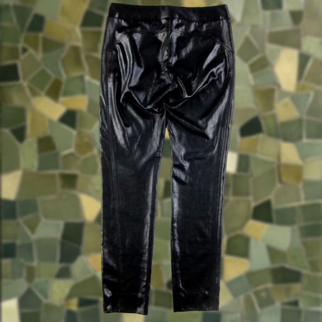 Diane von Furstenberg VINTAGE Diane von Furstenberg Black Cotton Stretch Shimmery Slim Pant Woman 4 Size 27" / US 4 / IT 40 - 1 Thumbnail