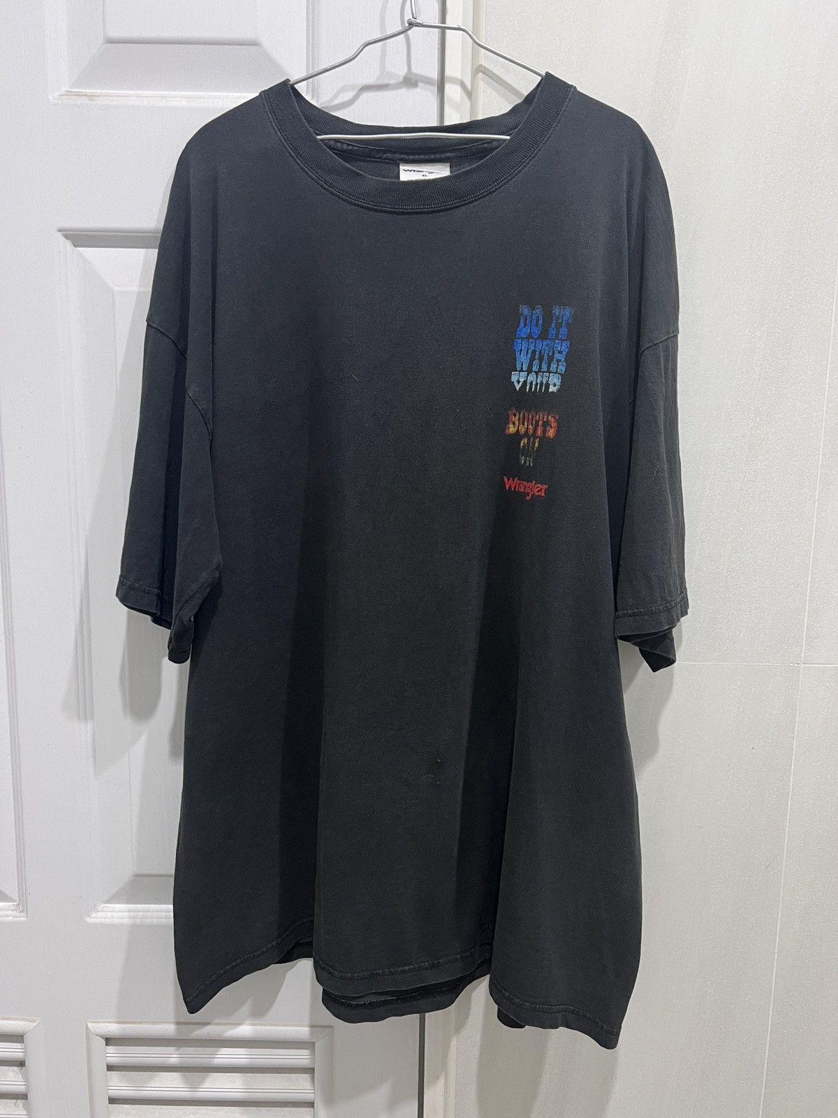 Vintage × Wrangler Vintage 90s Wrangler PBR Professional Bull Riders XL Faded Size US XL / EU 56 / 4 - 3 Thumbnail