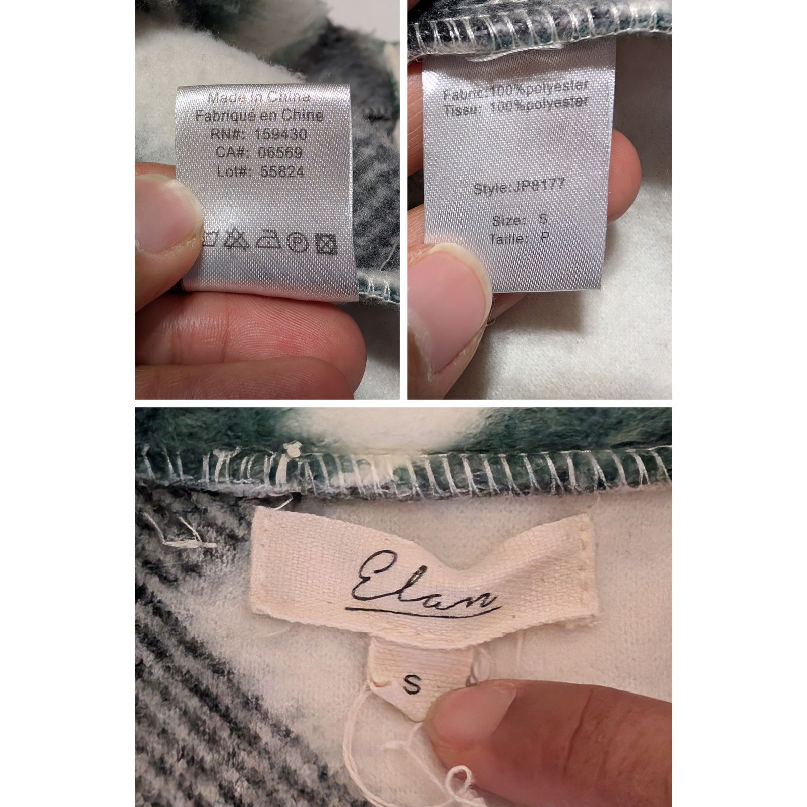 ELAN Elan Nova Plaid Coat Women’s Size Small S Size S / US 4 / IT 40 - 8 Thumbnail