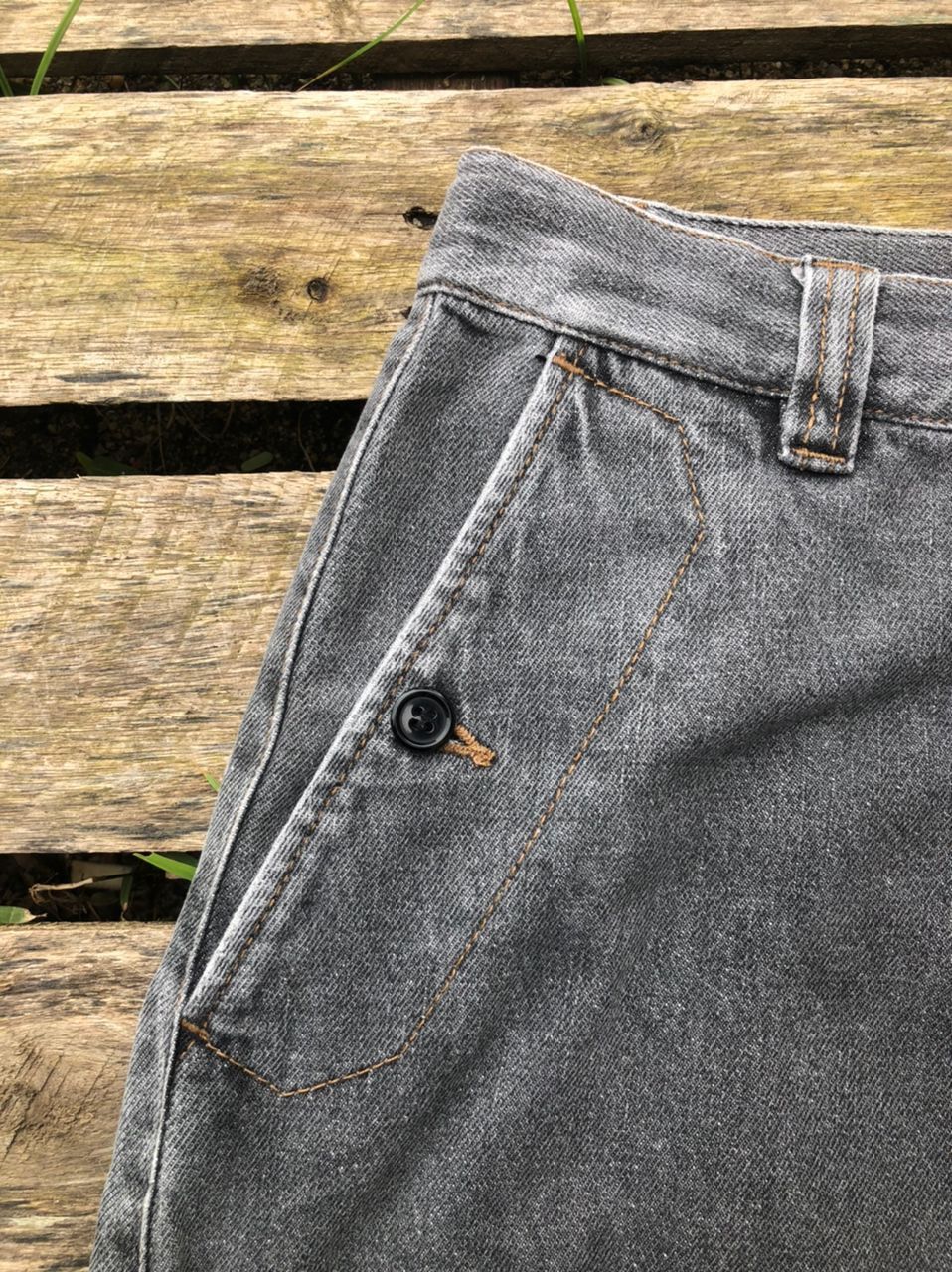 Japanese Brand × Vintage Vintage Amore Puro Baggy Denim Pants Size US 28 / EU 44 - 8 Thumbnail