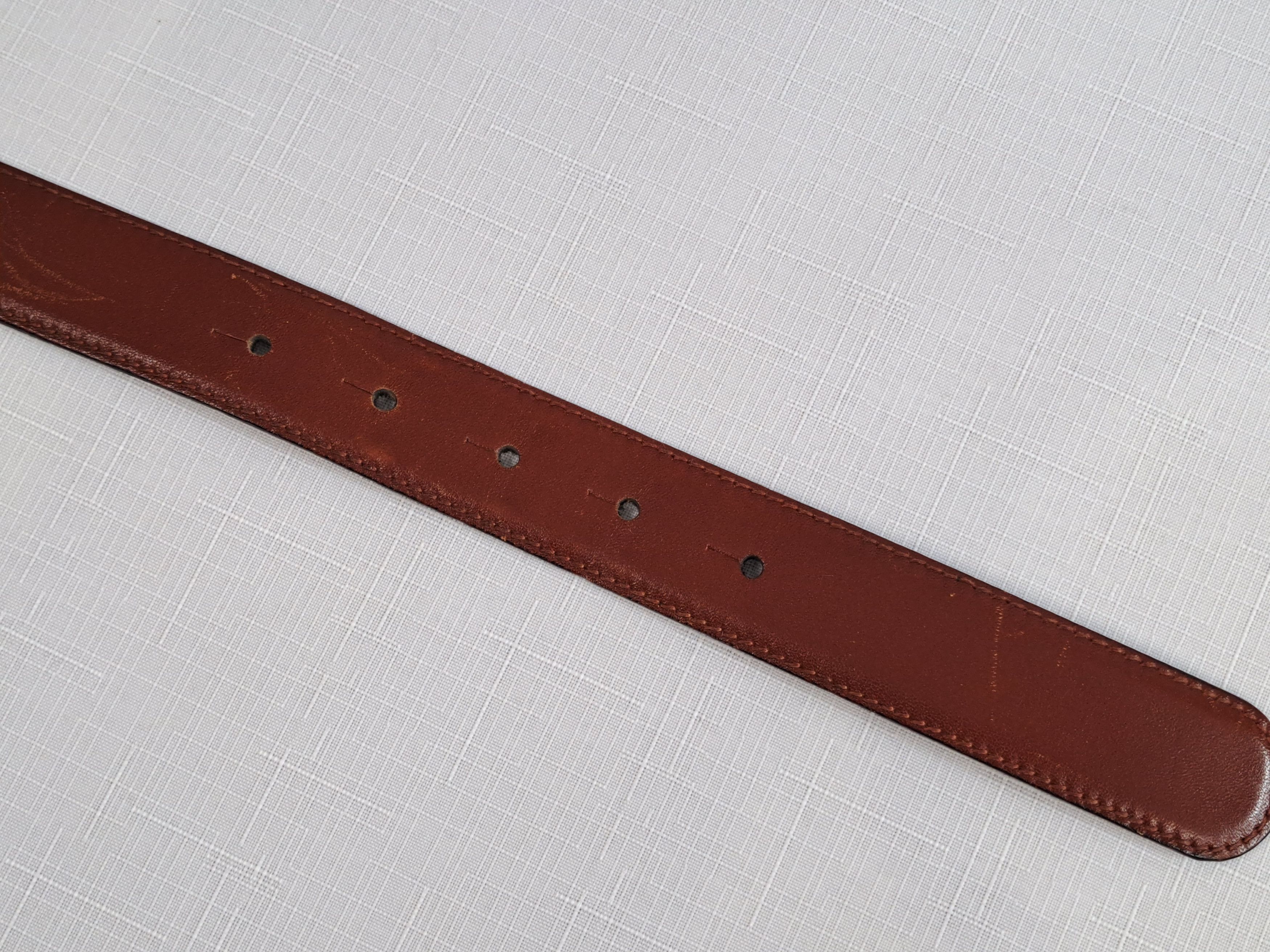 Bally × Vintage Vintage BALLY leather belt. Size ONE SIZE - 15 Thumbnail