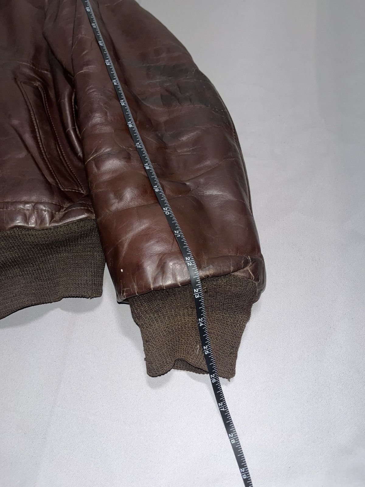 Aero Leathers Grais 1950s Vintage Genuine Horsehide A2 Flight Jacket y2k Size US S / EU 44-46 / 1 - 5 Thumbnail