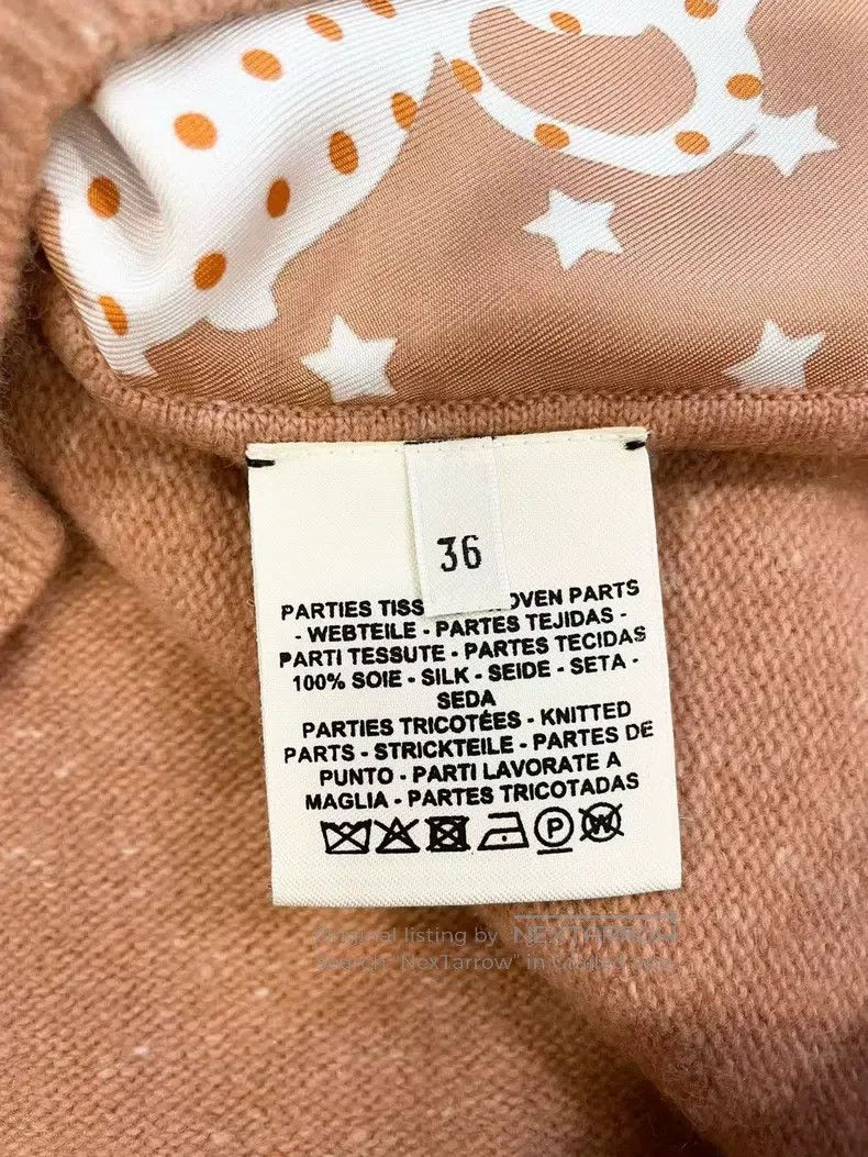 Hermes Hermes Silk Cashmere Blended Knit Top Size XS / US 0-2 / IT 36-38 - 6 Thumbnail