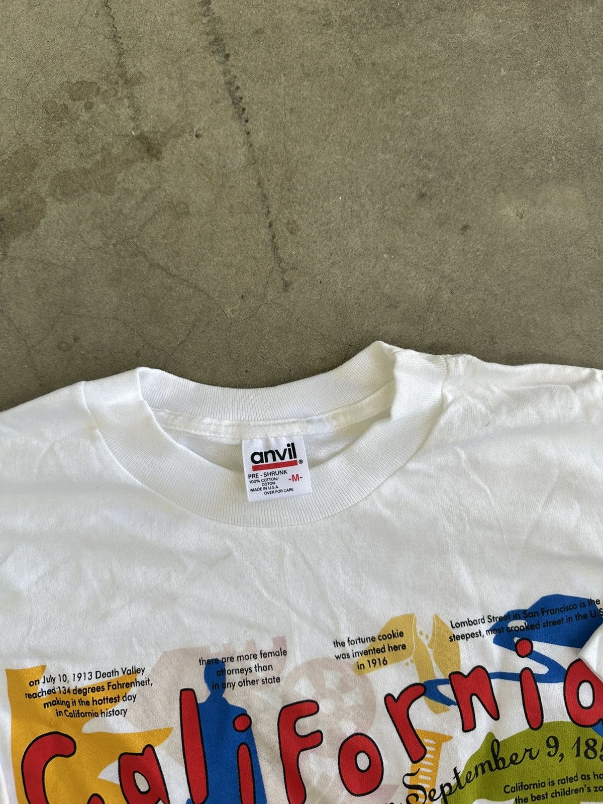 Vintage Vintage 80s/90s Single Stitch State of California M Shirt Size US M / EU 48-50 / 2 - 5 Thumbnail