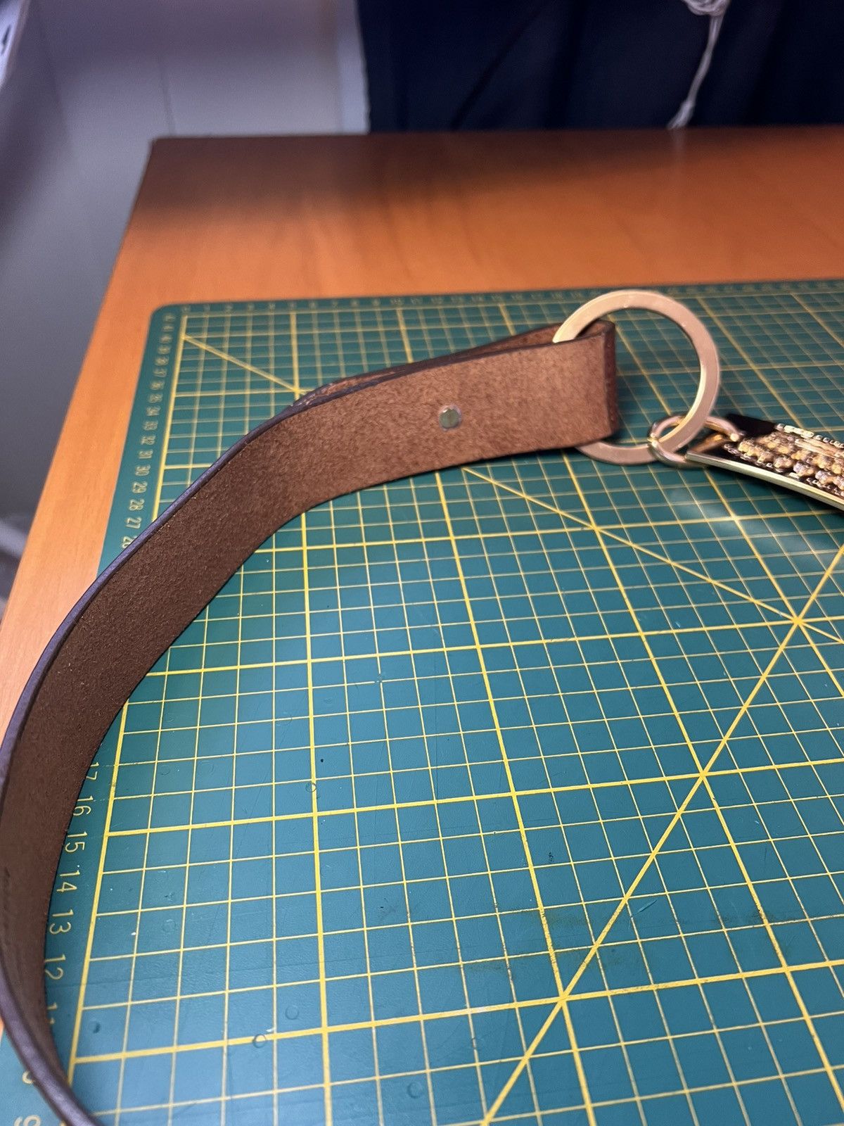 Christian Audigier Vintage Christian Audigier gold crown buckle leather belt Size ONE SIZE - 12 Thumbnail