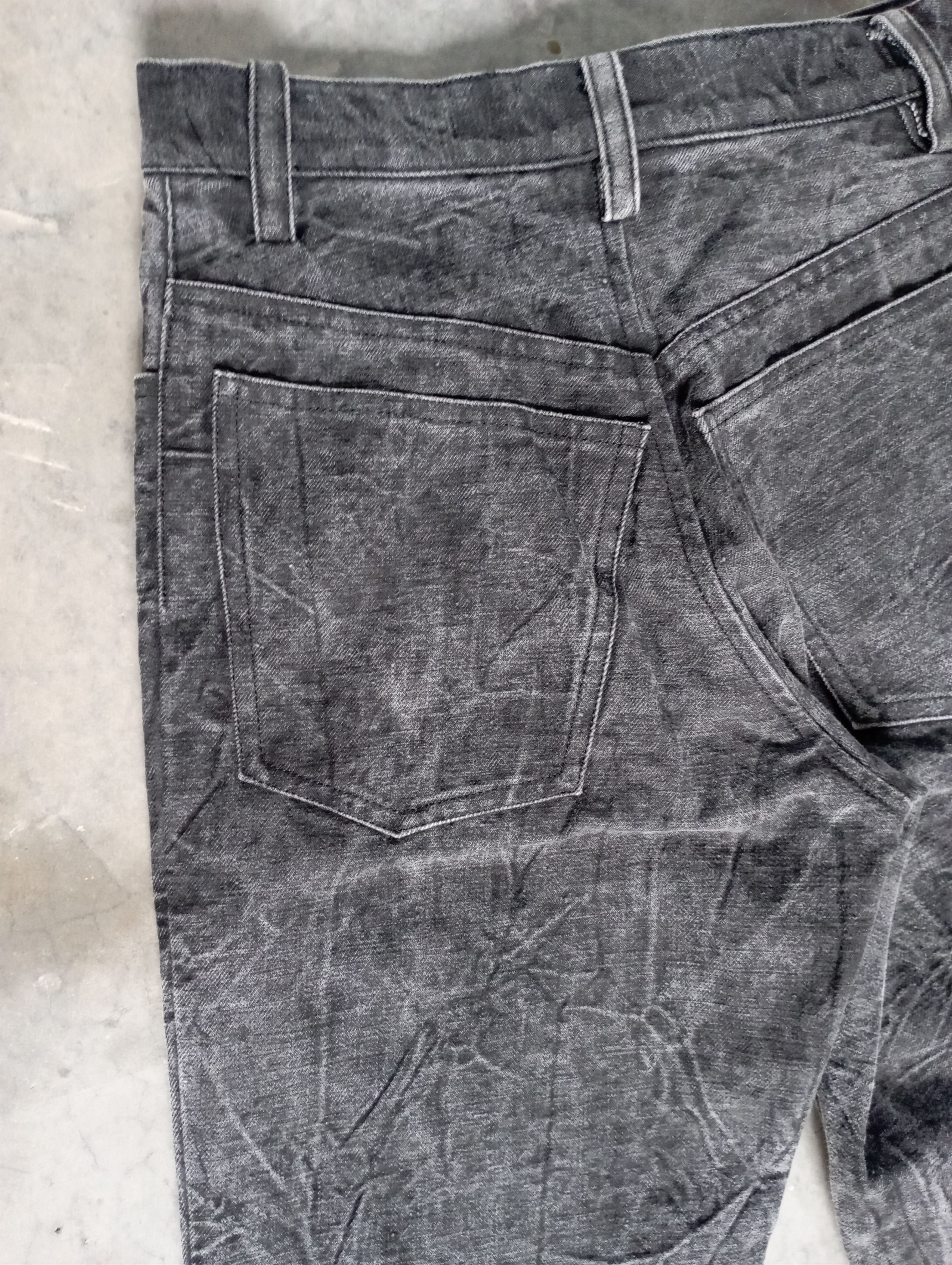 Nicole Club Flare Jeans Crazy Lightning Wash Faded Black Jpn Ng Ideboon Size US 27 - 15 Thumbnail