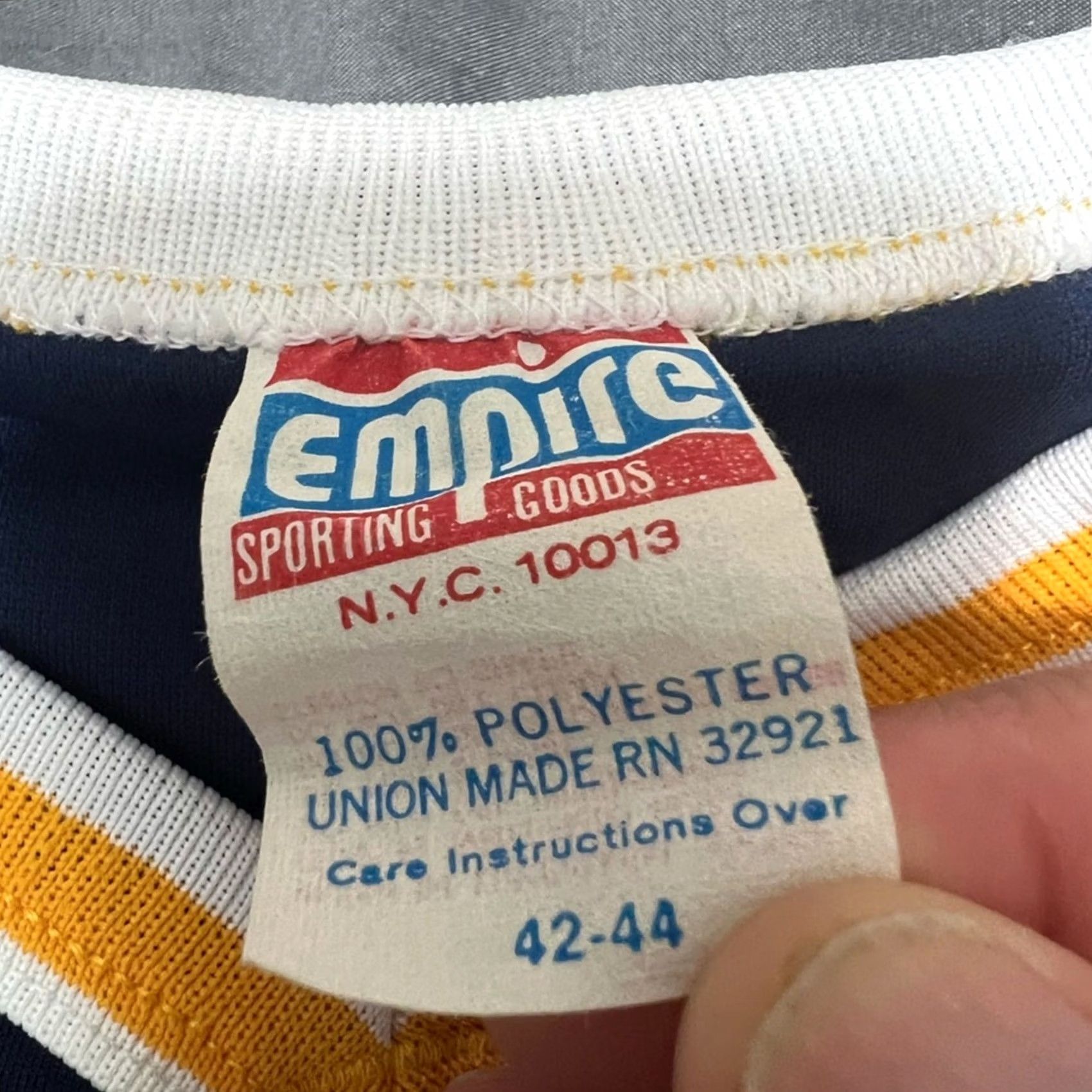 Vintage VINTAGE Kings #29 Union Made Empire Sporting Goods Baseball Jersey Shirt Mens M Blue 60s 90s Size US M / EU 48-50 / 2 - 3 Thumbnail