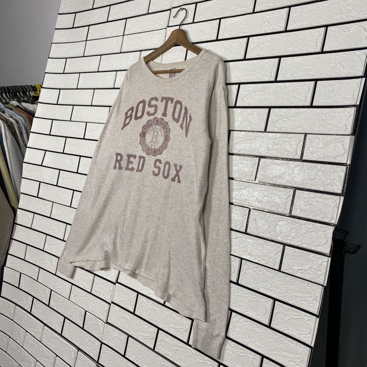 MLB 📌Boston Red Sox Sweatshirt Jumper MLB Big Logo Size US L / EU 52-54 / 3 - 3 Thumbnail