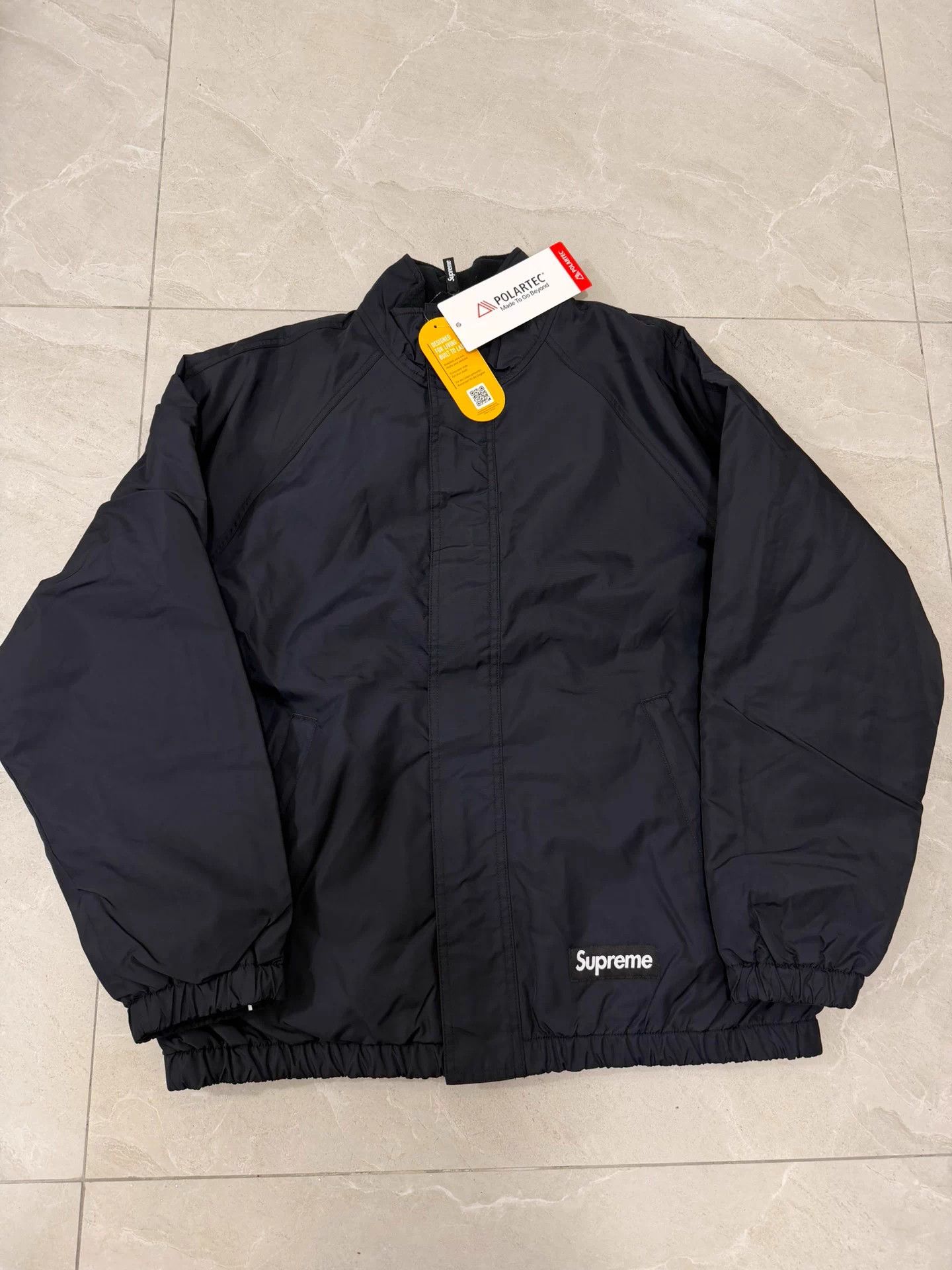 Supreme Supreme Polartec Reversible Track Jacket FW25 L Black Size US L / EU 52-54 / 3 - 1 Thumbnail