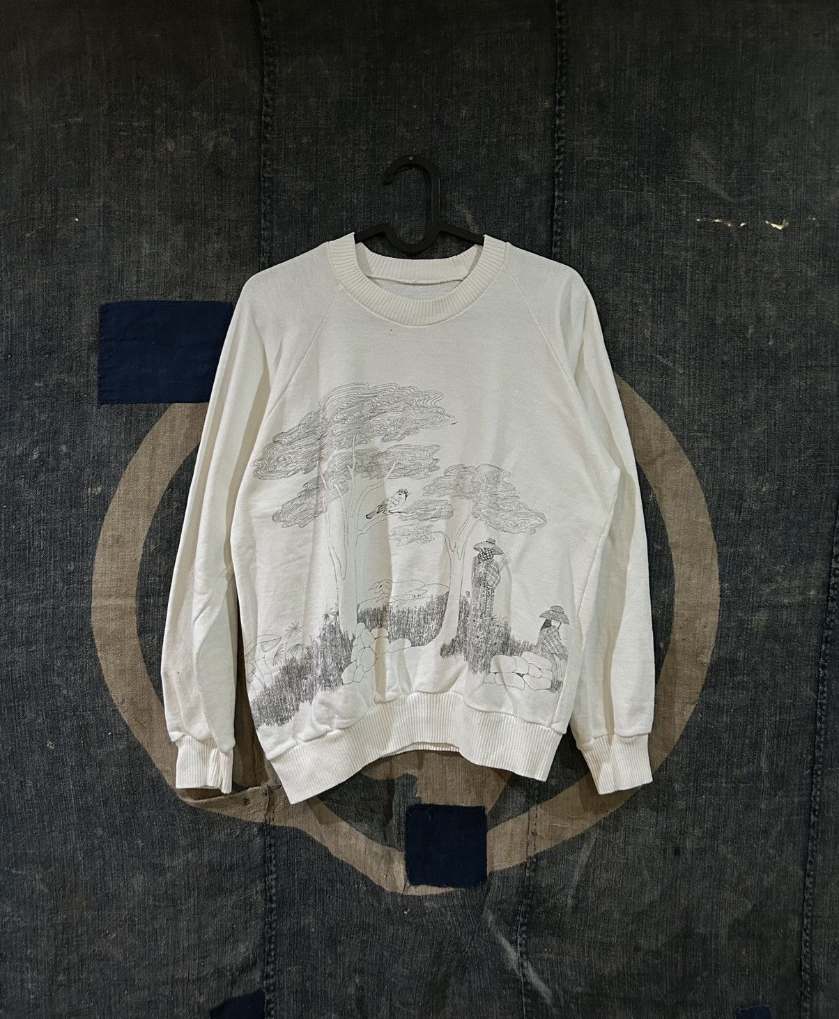 Vintage Nature Crewneck Forest Birds Vintage T Shirt 90s Size US M / EU 48-50 / 2 - 1 Thumbnail