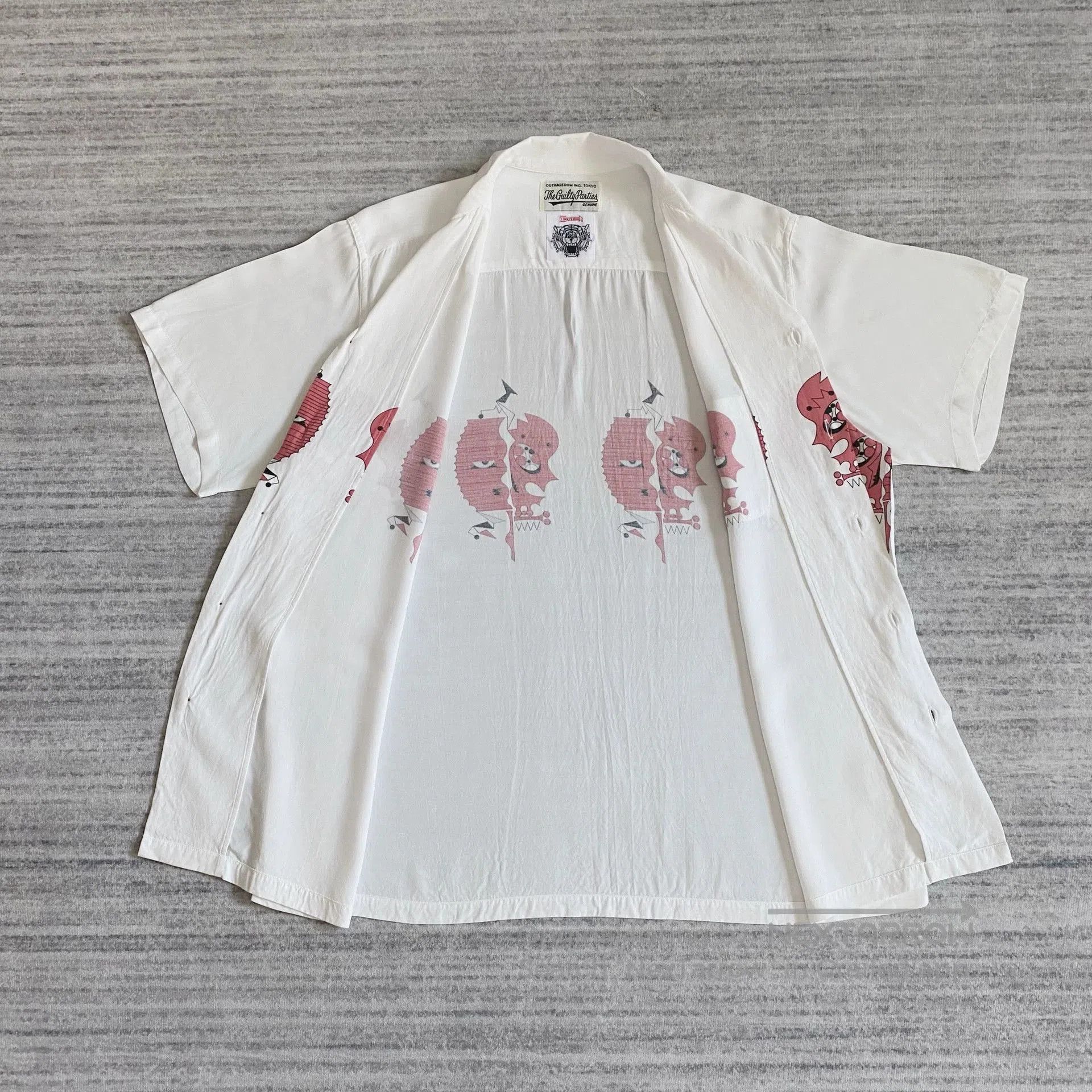 Wacko Maria WackoMaria Skull Tattoo Short Sleeve Shirt. Size US M / EU 48-50 / 2 - 2 Thumbnail