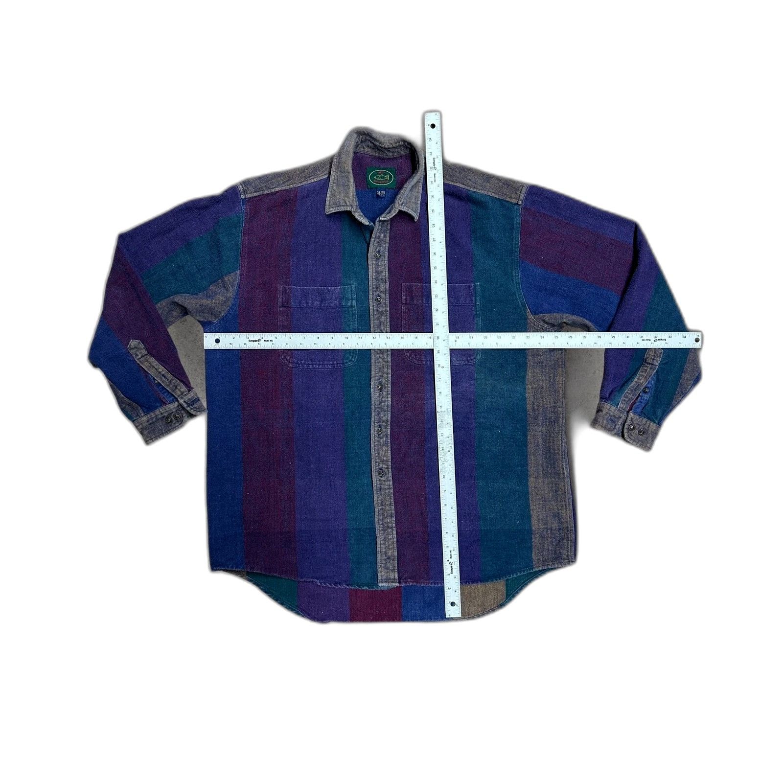 Vintage Vintage Red Snapper Brushpopper Style Vertical Stripe Men's Size US XL / EU 56 / 4 - 3 Thumbnail
