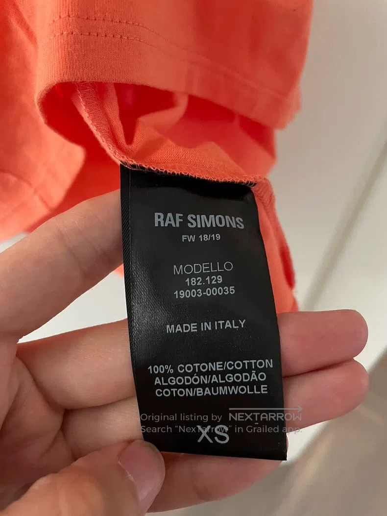 Raf Simons Raf Simons Orange Drugs T-shirt Size US S / EU 44-46 / 1 - 5 Thumbnail