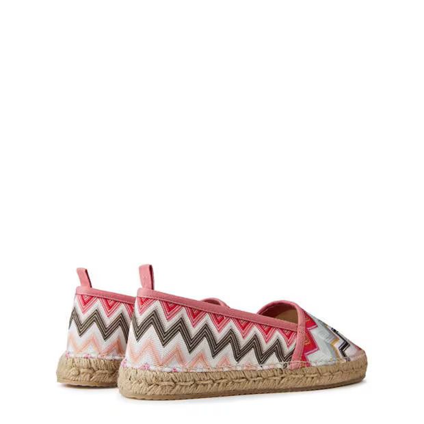 Missoni o1g2r1mq1124 Chevron Espadrilles in Multicolor Size US 7 / IT 37 - 4 Thumbnail