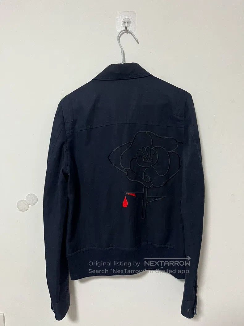 Undercover Undercover 07 SS Purple Blood Rose Embroidered Work Jacket Size US M / EU 48-50 / 2 - 2 Thumbnail