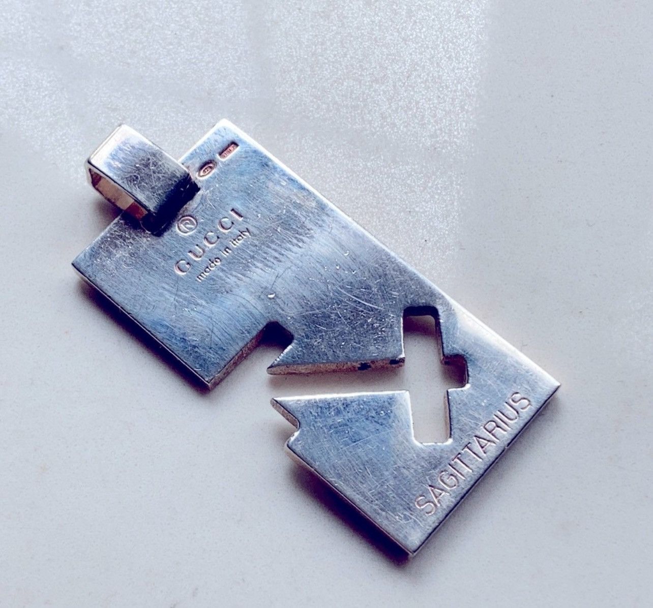 Gucci × Sterling Silver Gucci Sagittarius 925 Sterling Silver Pendant Size ONE SIZE - 1 Thumbnail