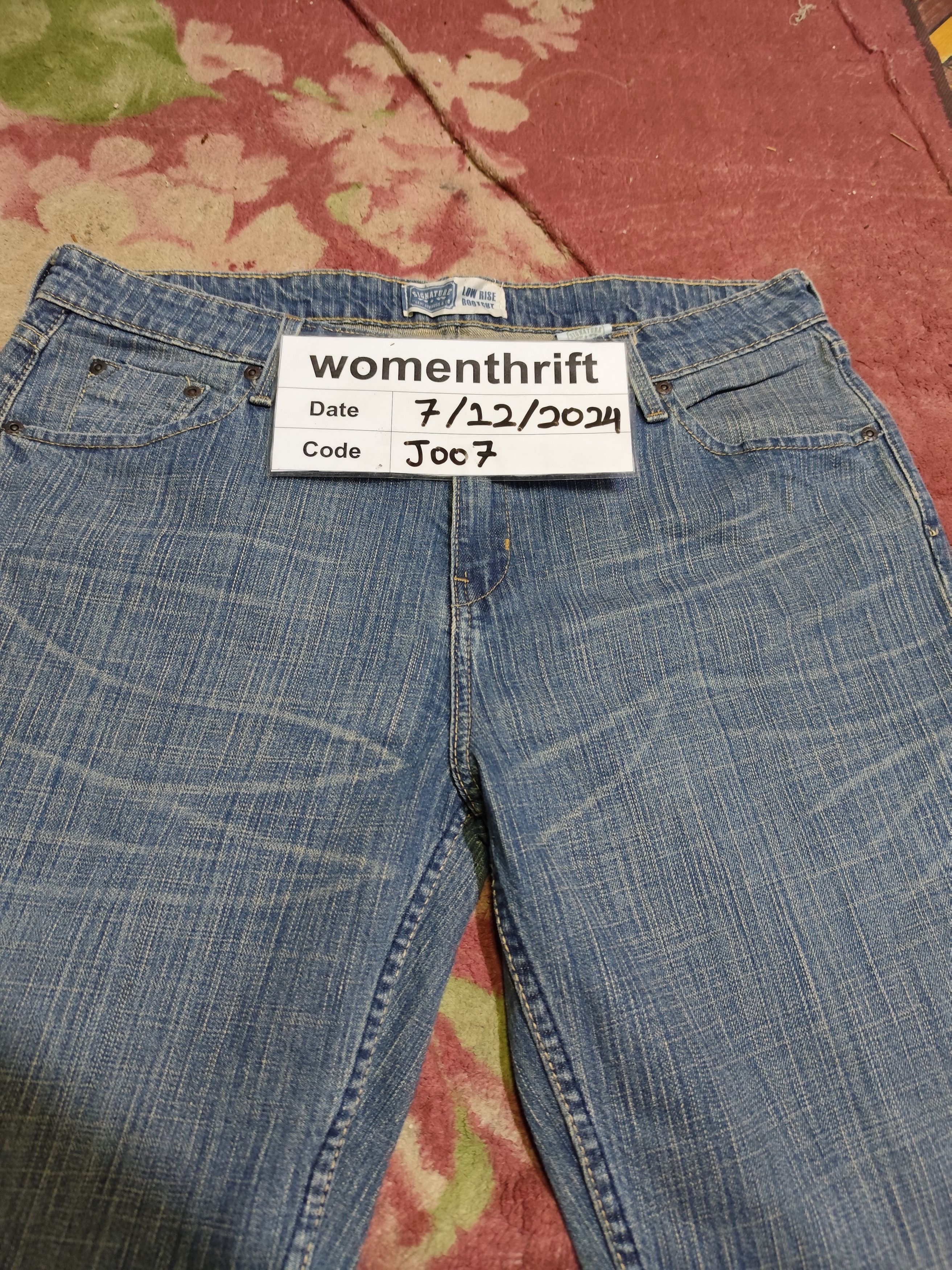 Levi's × Levi's Vintage Clothing × Signatures Levi's Signature Vintage Flare Bootcut Denim J007 Size 37" - 19 Thumbnail