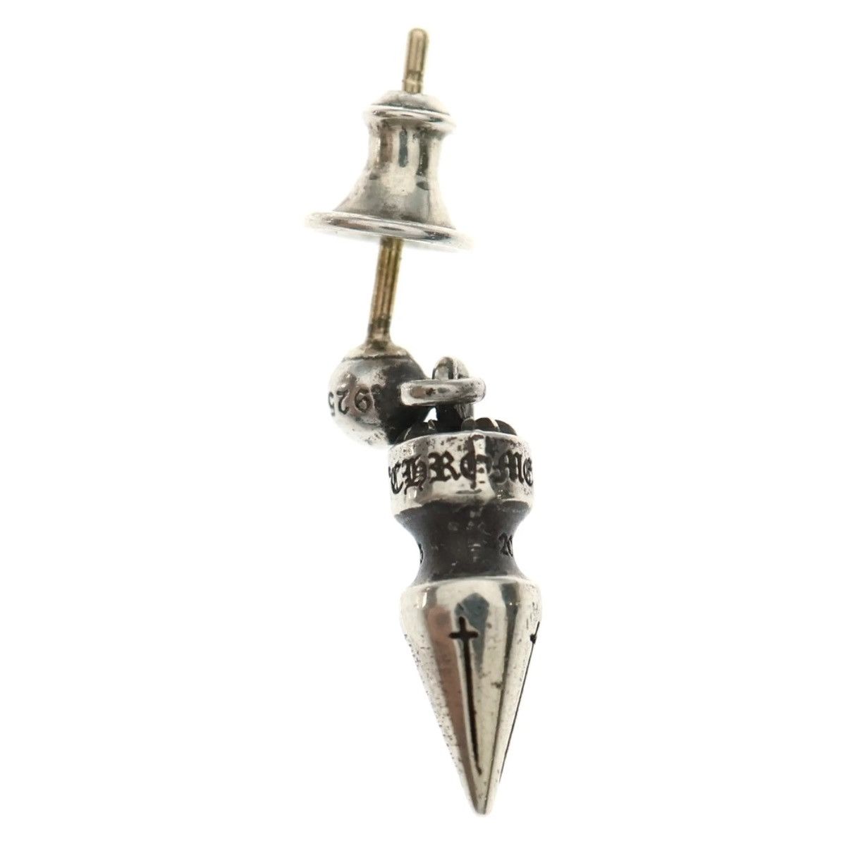 Chrome Hearts Chrome Hearts Spike Tiny Drop earring Size ONE SIZE - 2 Thumbnail