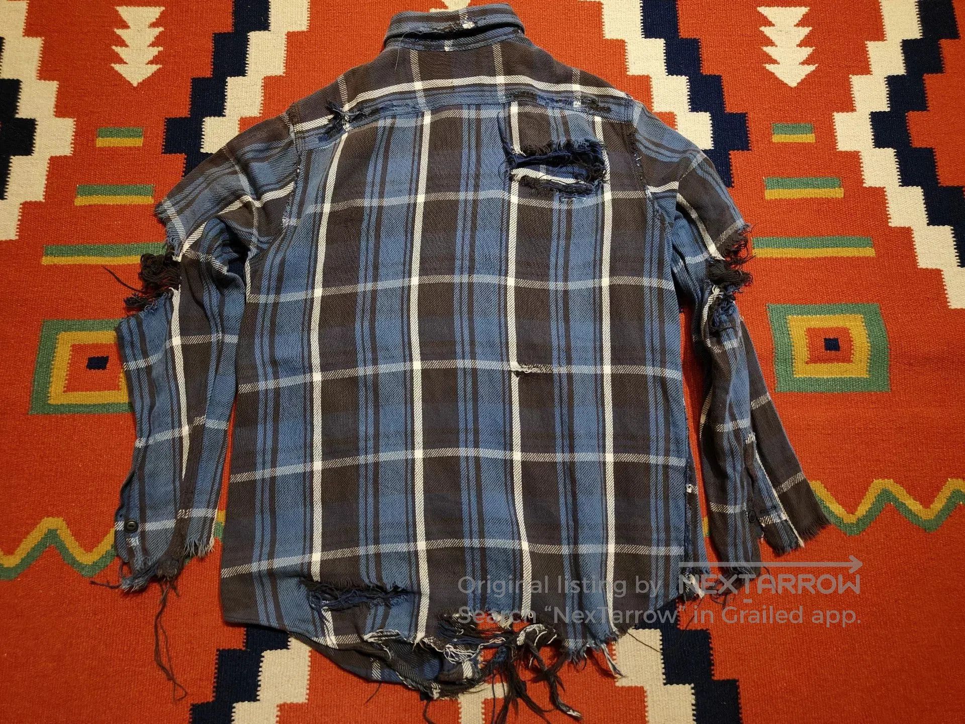 VINNY's Vintage Polo Ralph Lauren Flannel Shirt. Size US M / EU 48-50 / 2 - 6 Thumbnail