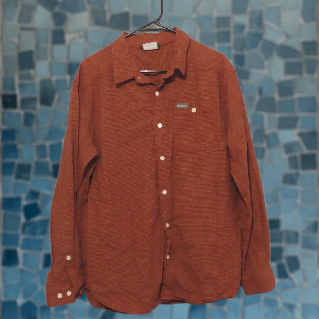 Vintage Columbia Shirt Men’s Large L Red Checked Long Sleeve Button-Up Size US L / EU 52-54 / 3 - 1 Thumbnail