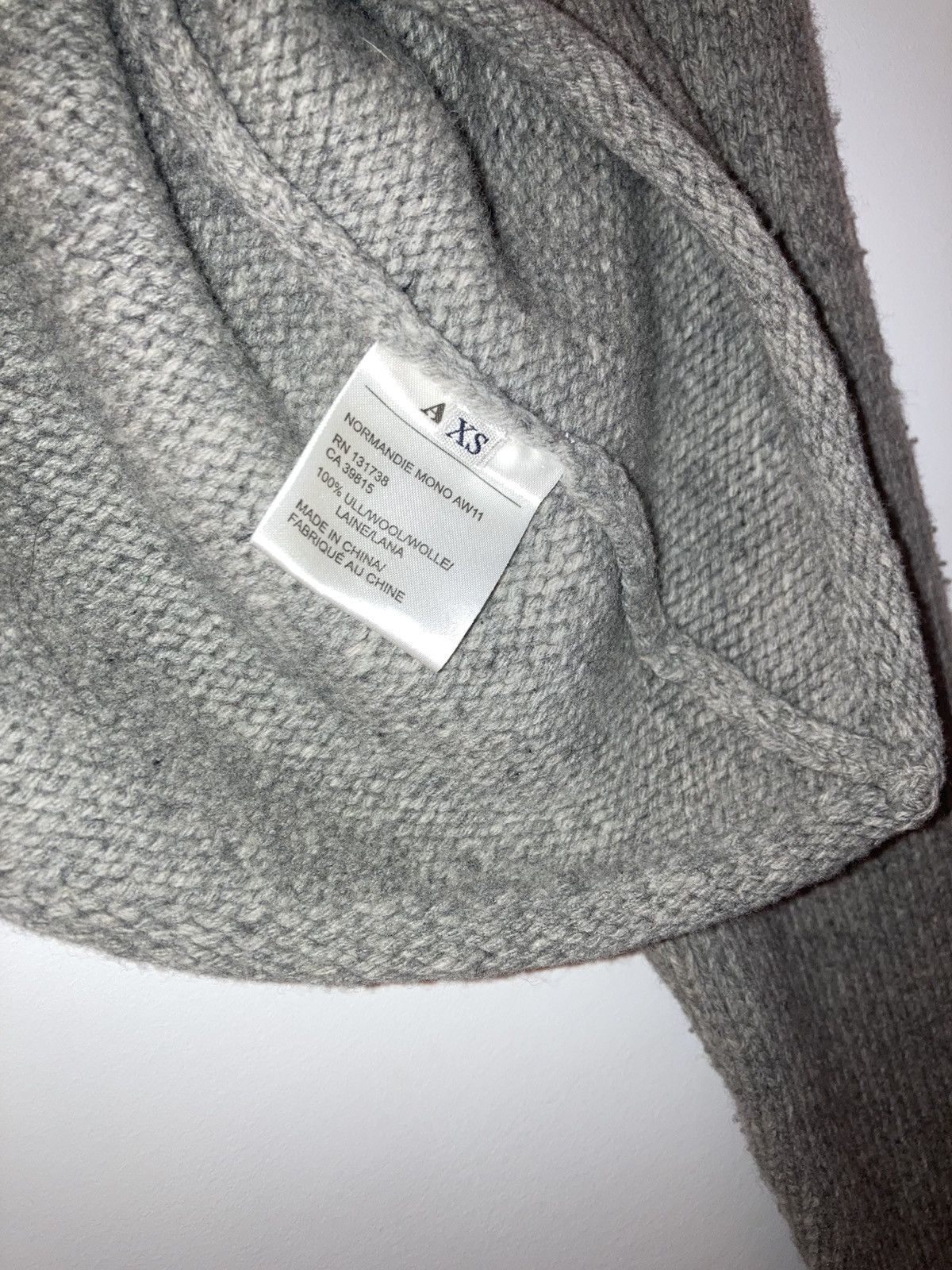 Acne Studios Normandie Mono Asymmetrical Sweater Size US XS / EU 42 / 0 - 3 Thumbnail