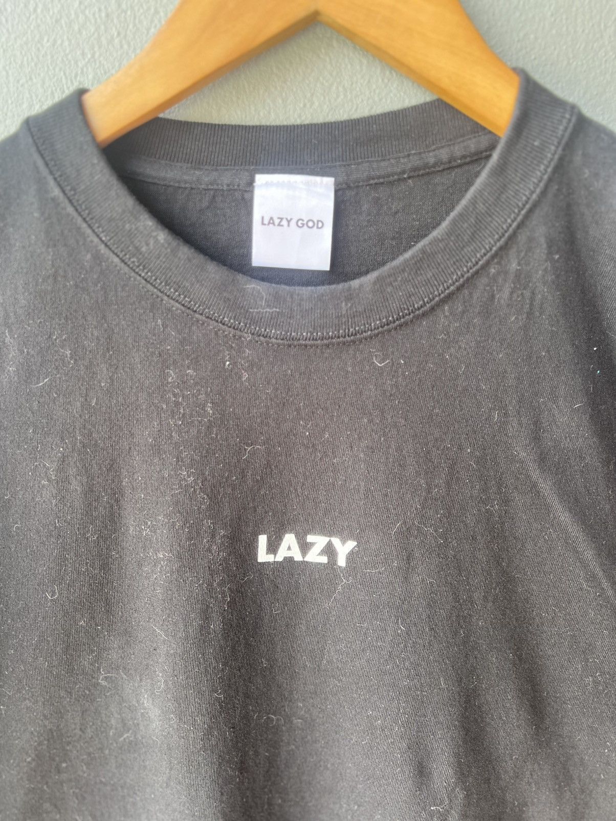 Vintage Lazy God "Benevolence Garden" oversized graphic t-shirt Size US XXL / EU 58 / 5 - 4 Thumbnail