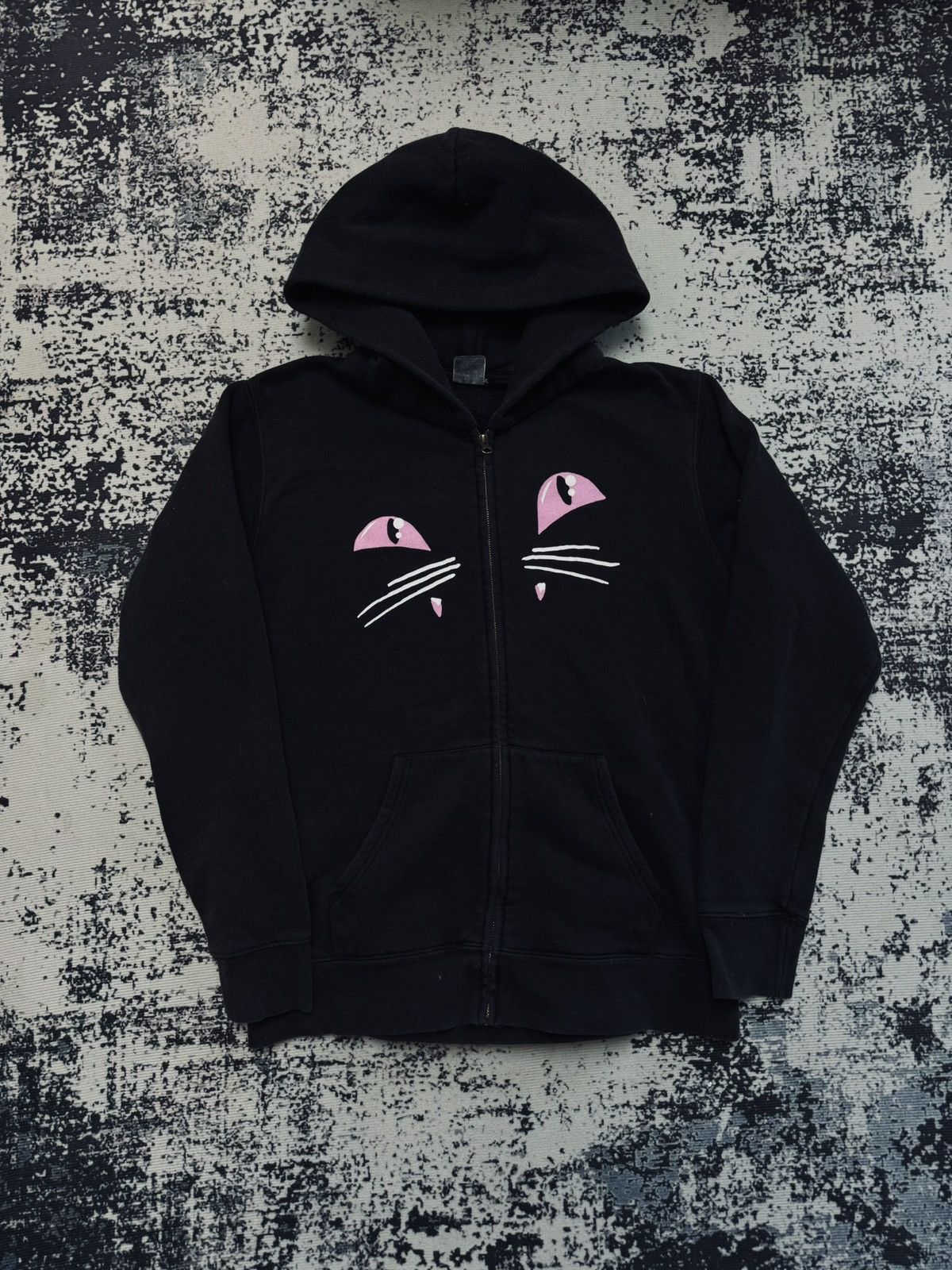 Vintage vintage 90s cats the musical faded black zip hoodie womens Size US XL / EU 56 / 4 - 3 Thumbnail