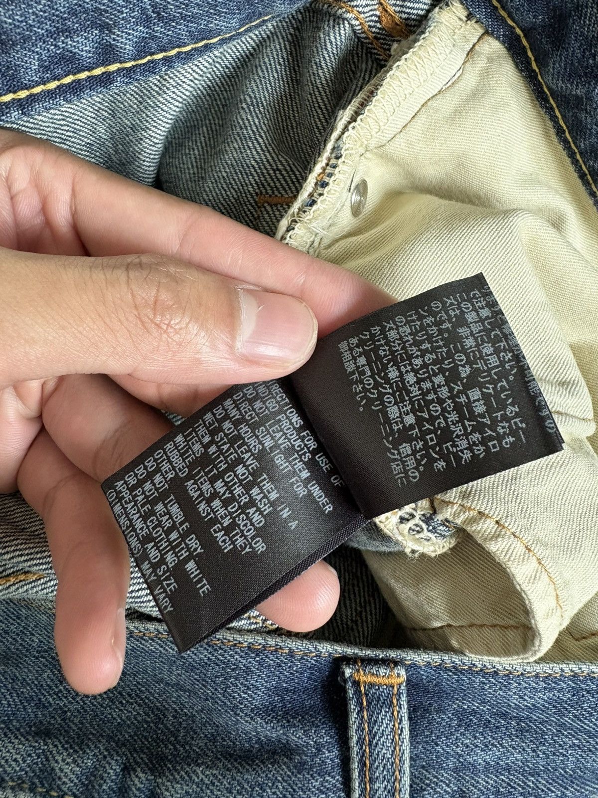 Undercover Undercover 2023 AW "Komische" Hand Denim Pants Size US 32 / EU 48 - 13 Thumbnail