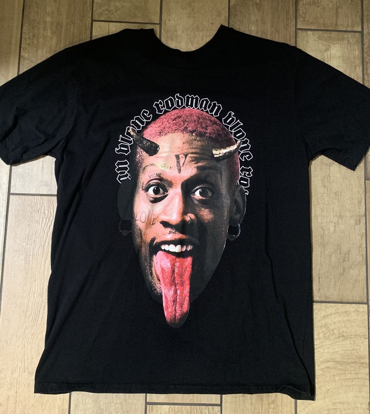 Vlone Vlone Rodman Devil Tee Size US XL / EU 56 / 4 - 1 Thumbnail