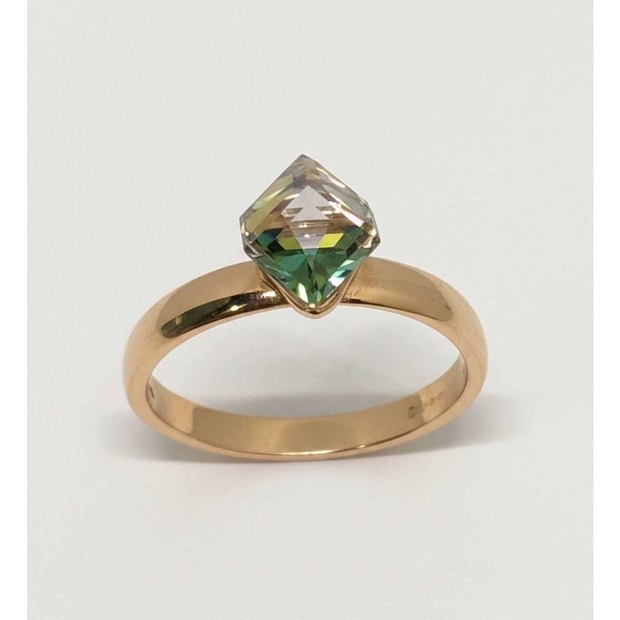 Swarovski Swarovski Blue Topaz Gold Plated Ring Size 7 Size ONE SIZE - 3 Thumbnail