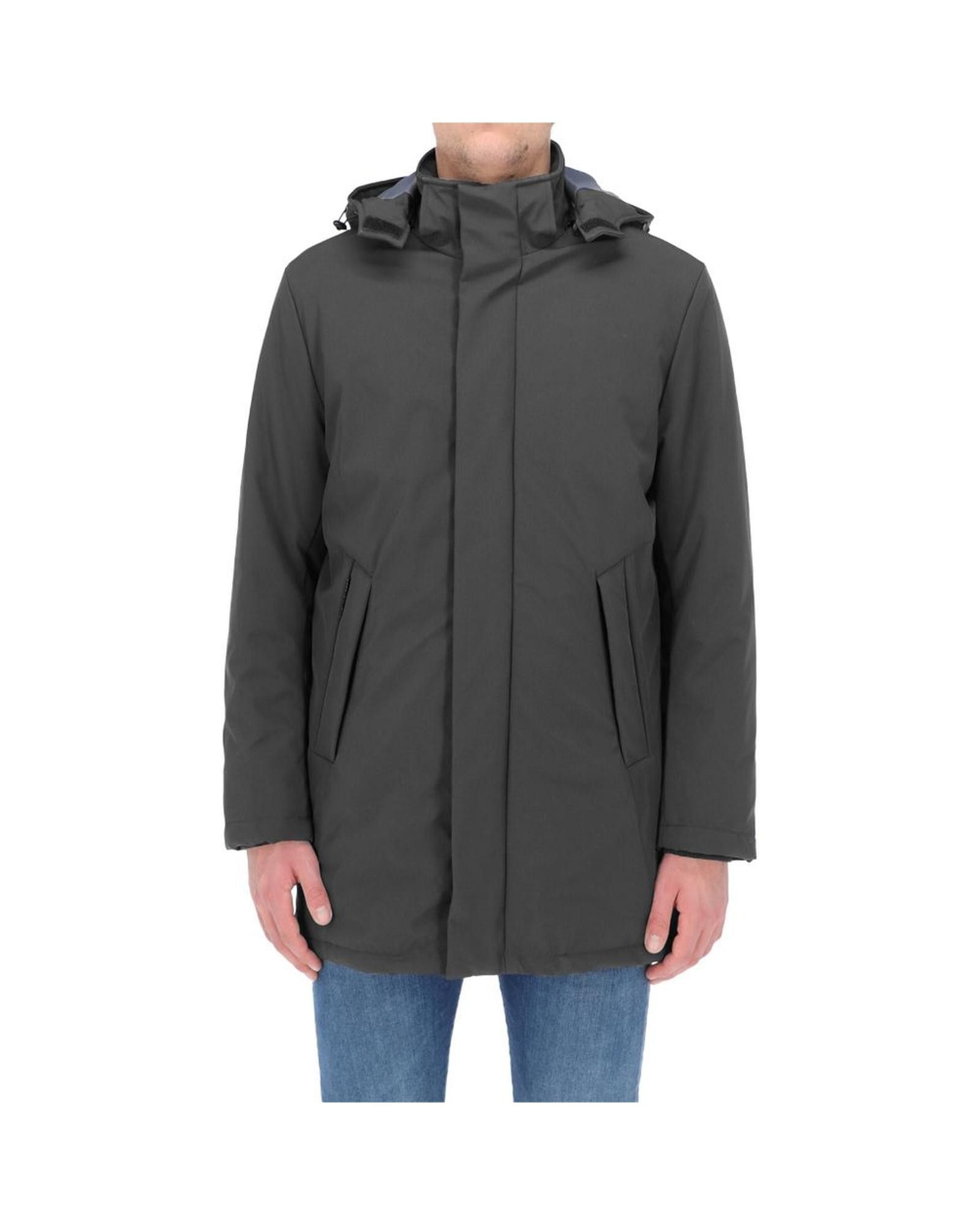 image of Refrigewear Waterproof Tech Parka With Quilted Interior in Grey, Men's (Size Large)