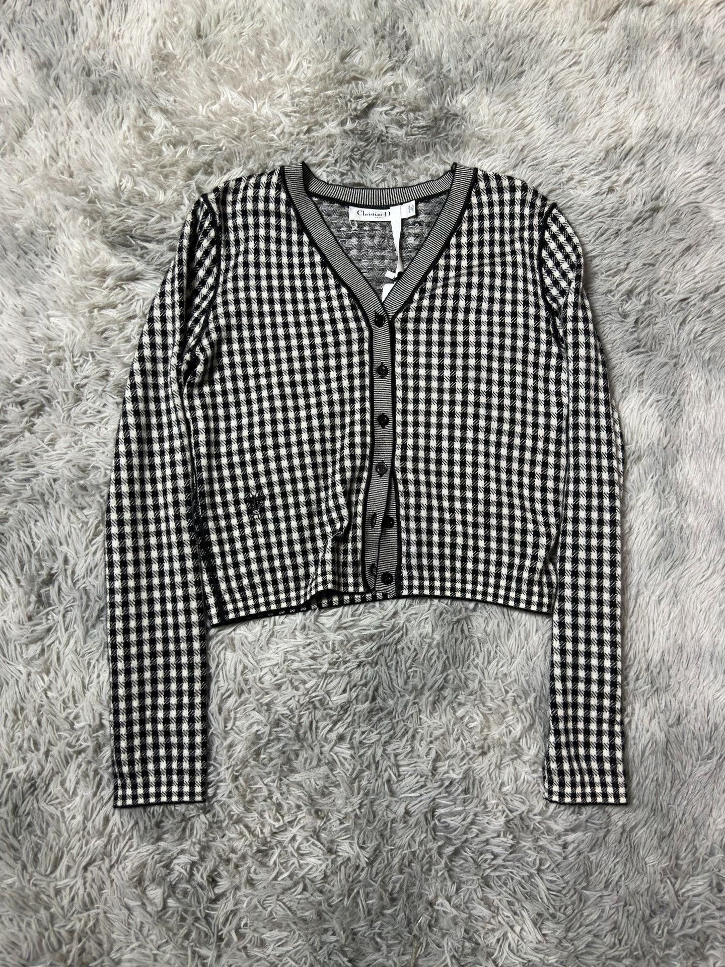 Dior Dior Two-Piece Houndstooth Set Size S / US 4 / IT 40 - 1 Thumbnail