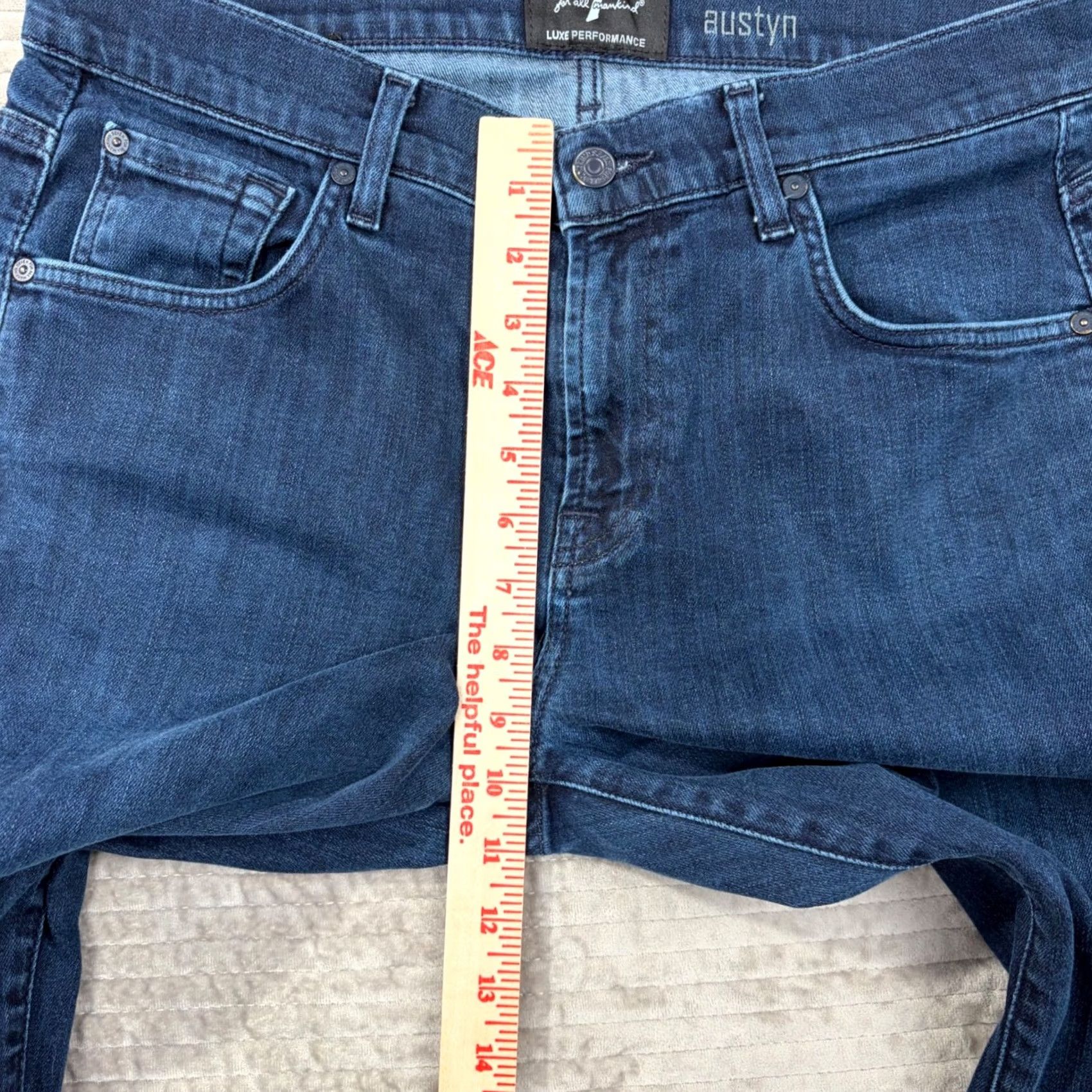 7 For All Mankind VINTAGE? No. 7 For All Mankind Austyn Luxe Performance Relaxed Straight Leg Jeans 33x27 Men's Blue Denim Jeans Slim? Size US 33 - 5 Thumbnail