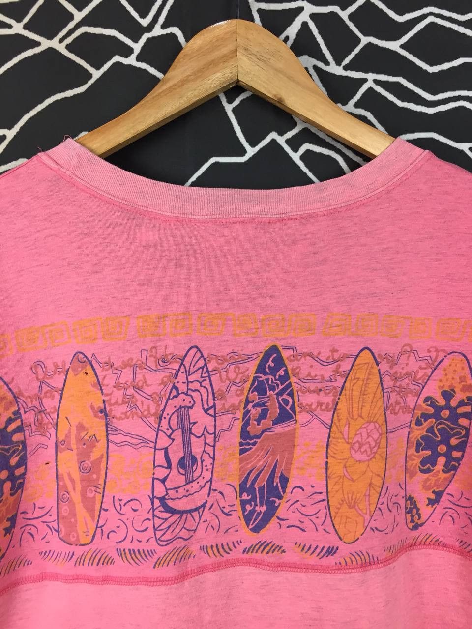 Vintage Vtg Nortons Milano Surfboard All-Over Style Wrap Print Tee Size US M / EU 48-50 / 2 - 9 Thumbnail