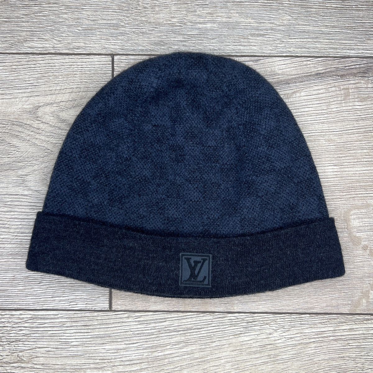 Louis Vuitton Beanie Hat Winter Wool LV Monogram Logo