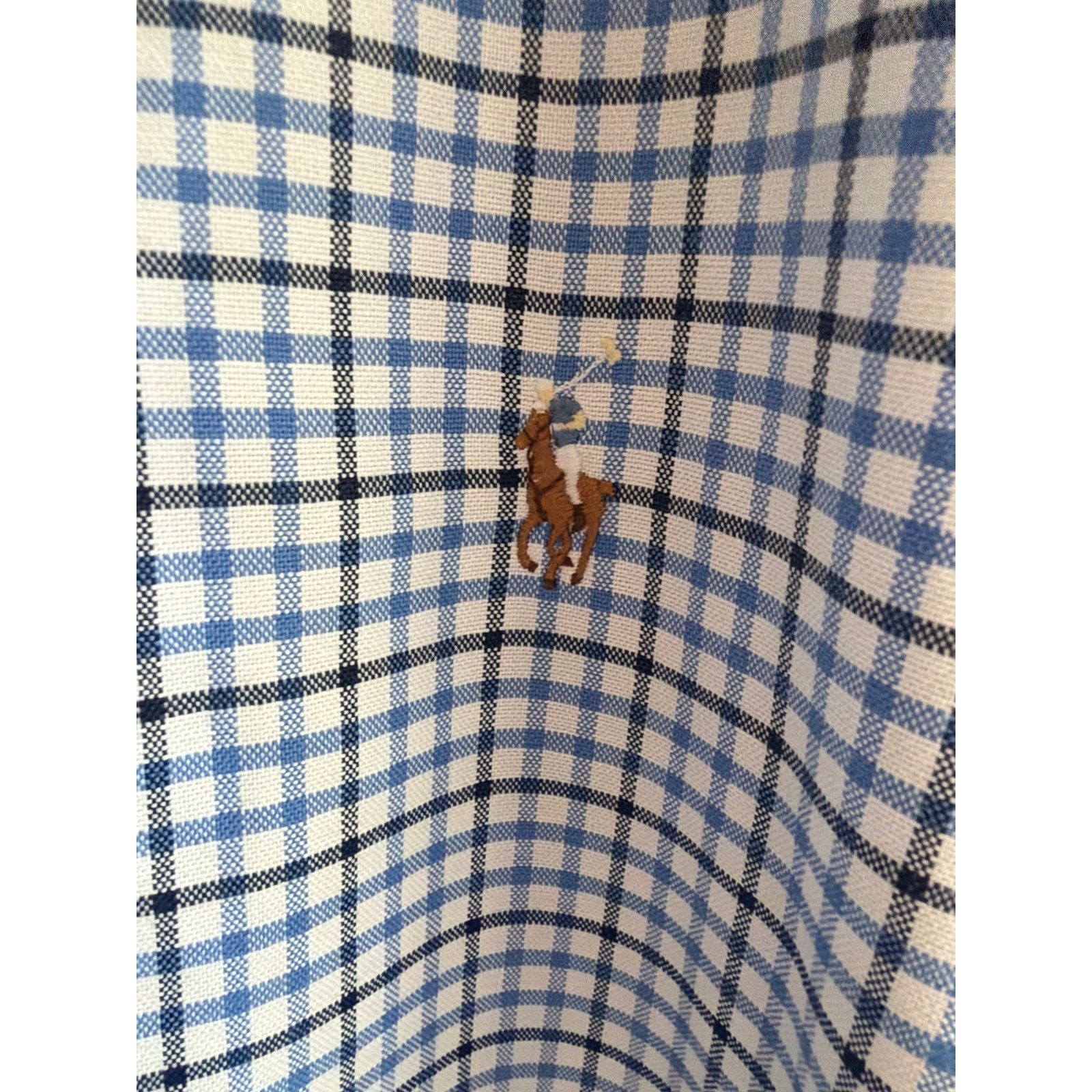 Polo Ralph Lauren Polo Ralph Lauren Classic Fit Shirt Mens 3XL Blue White Size US XXL / EU 58 / 5 - 3 Thumbnail
