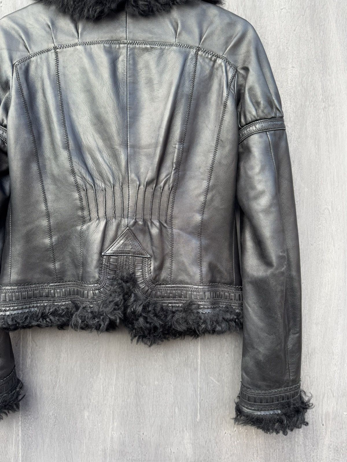 Roberto Cavalli Roberto Cavalli Vintage Leather Jacket Size 44 Size M / US 6-8 / IT 42-44 - 13 Thumbnail