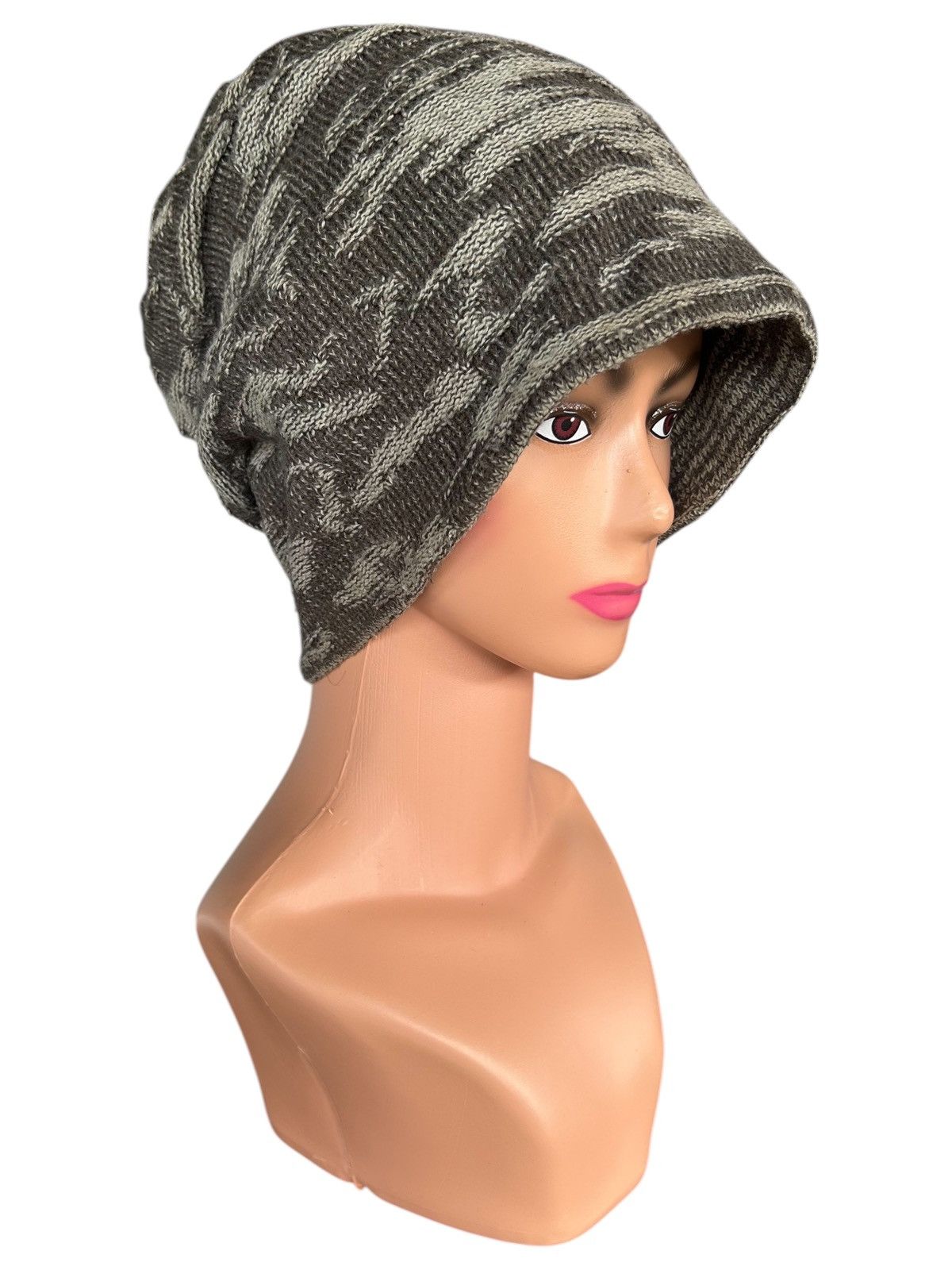 Japanese Brand × Kapital × Vintage Sunfaded Japanese Distressed Style Big Beanie Hats Size ONE SIZE - 1 Thumbnail