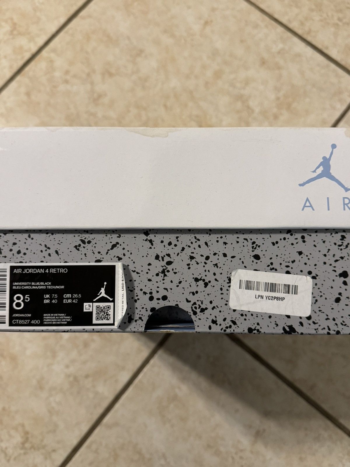 Jordan Brand × Nike Jordan 4 Unc Size US 8.5 / EU 41-42 - 10 Thumbnail