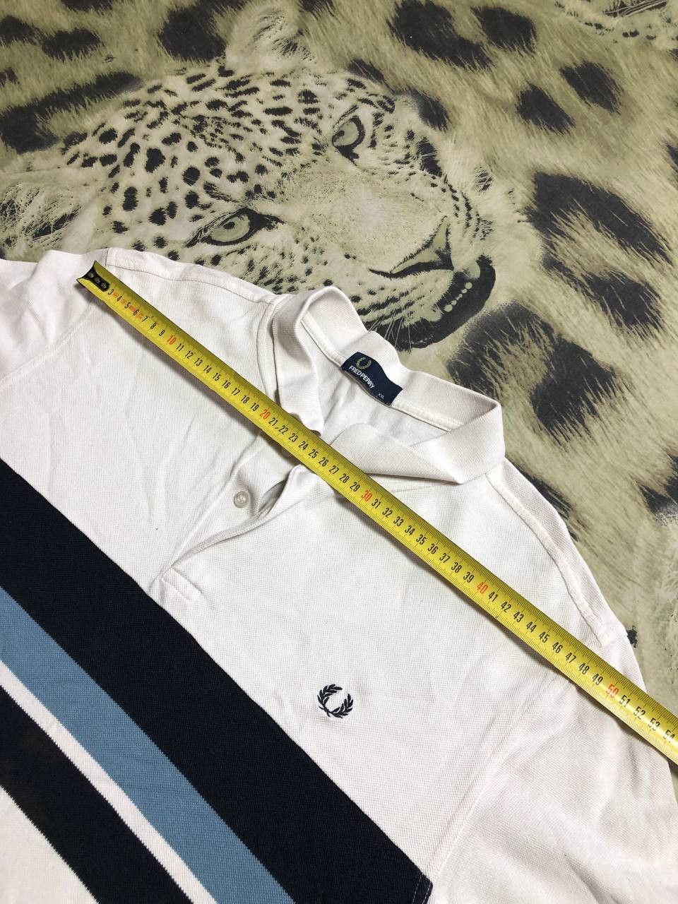 Fred Perry Fred Perry Striped Rare Polo Shirt CASUAL STREETWEAR Size US XXL / EU 58 / 5 - 9 Thumbnail
