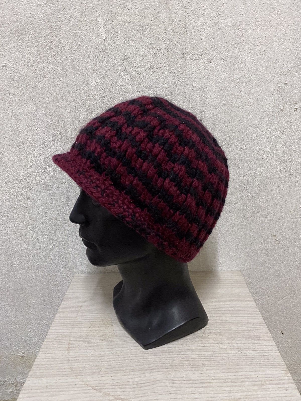 Japanese Brand Japanese Brand Crochet Beanie Hat Size ONE SIZE - 3 Thumbnail